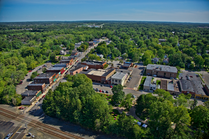 Aerial Photo downtown Chesterton, Indiana - JoeyBLS Photography JoeyBLS ...